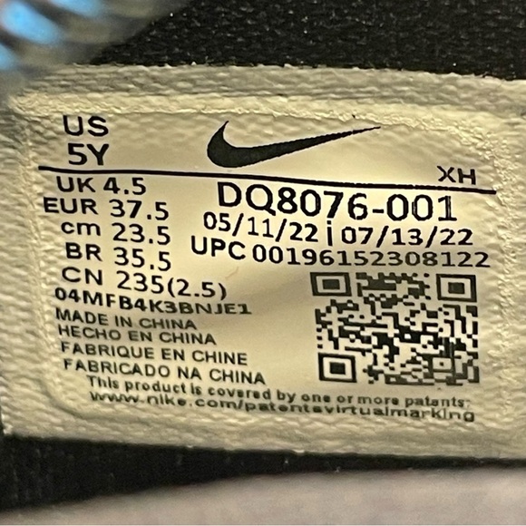 Nike Kyrie 8 GO (gs) “Orca” black-white-light menta. Size 5Y. - Picture 8 of 11